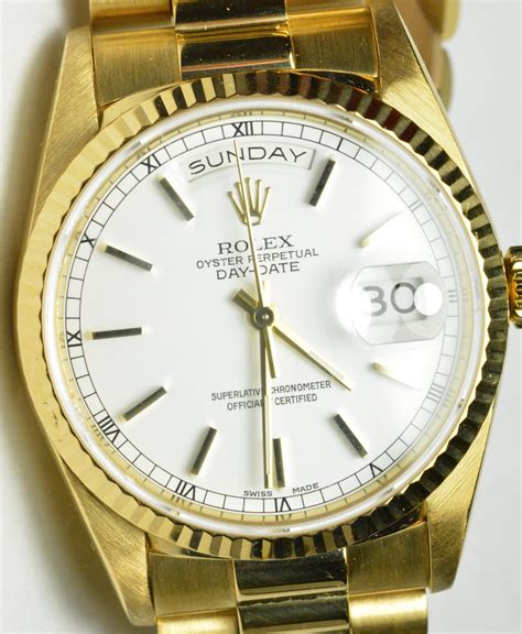 18k gold rolex presidential original.